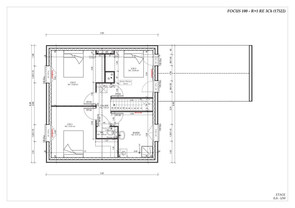 Plan Étage Hestia Urban