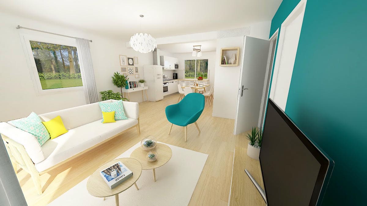 Vue intérieure 3D Hestia Up